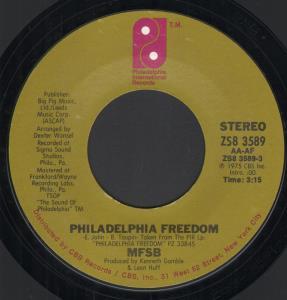 MFSB - Philadelphia Freedom - 7 Inch
