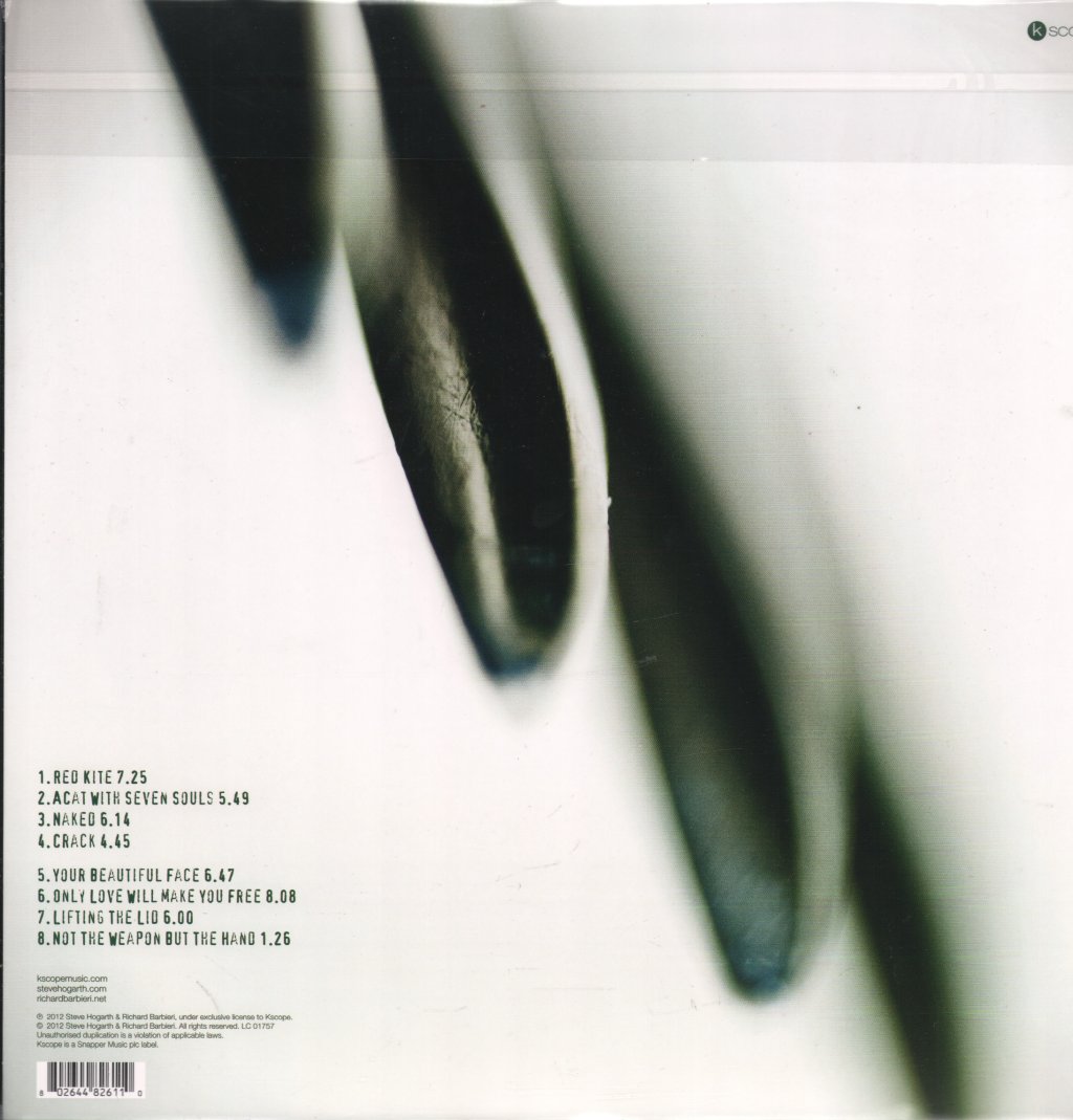 Steve Hogarth And Richard Barbieri - Not The Weapon But The Hand - Lp