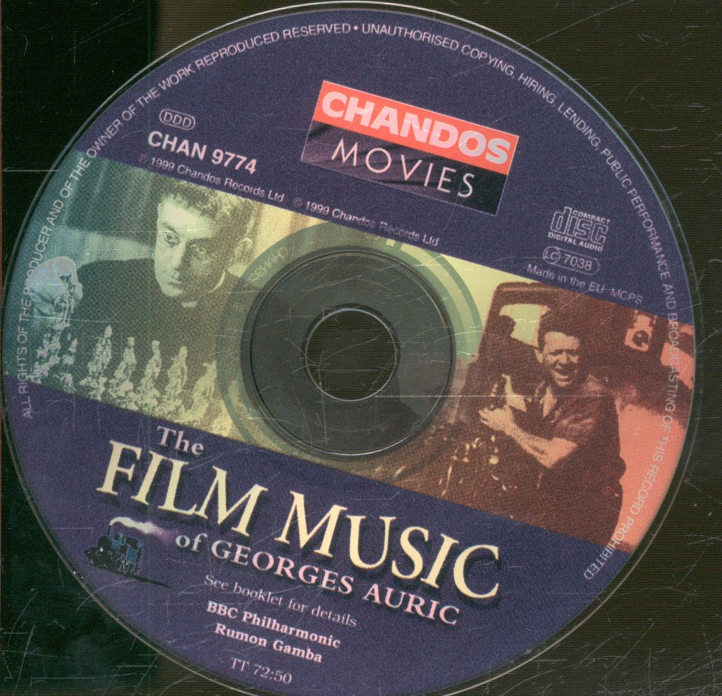 BBC Philharmonic, Rumon Gamba - Film Music Of Georges Auric - Cd
