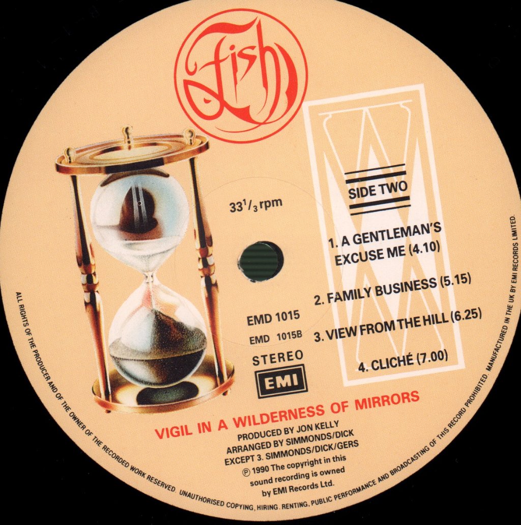 Fish - Vigil In A Wilderness Of Mirrors - Lp