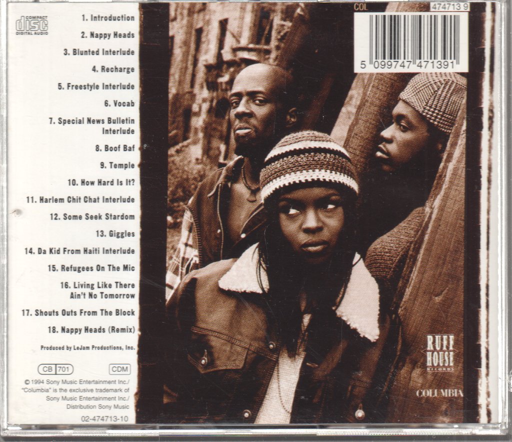 Fugees - Blunted On Reality - Cd