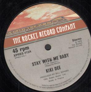 Kiki Dee - Stay With Me Baby - 12 Inch