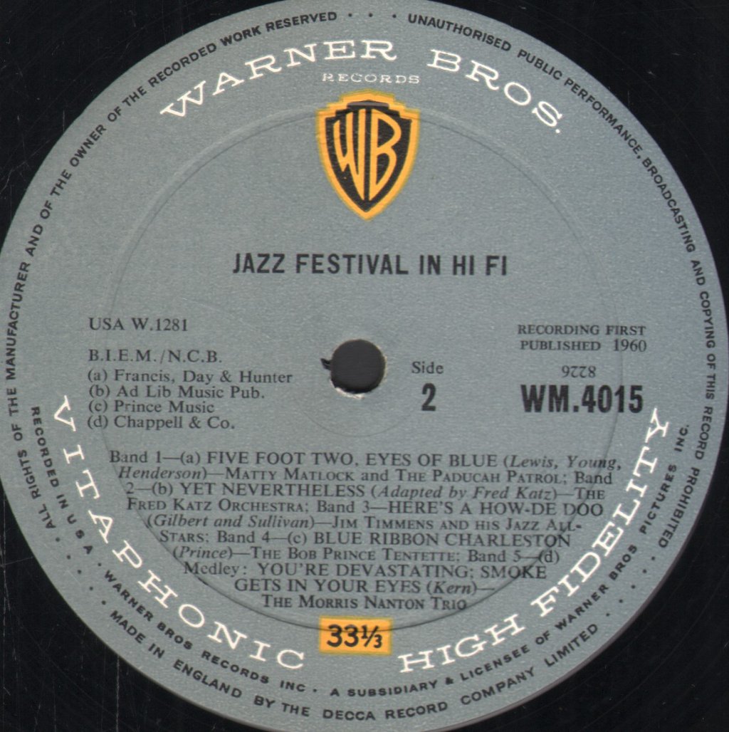 Various Artists - Jazz Festival In Hi-Fi: Near In And Far Out - Lp