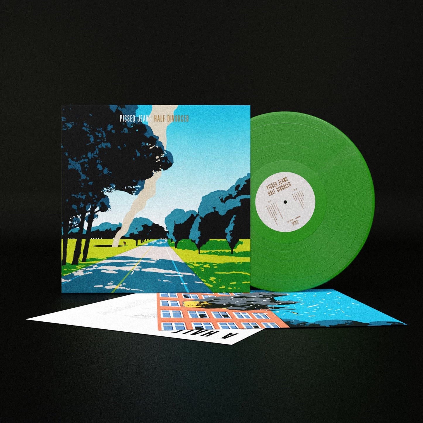 Pissed Jeans - Half Divorced (Loser Coke Bottle Green Vinyl) - Lp