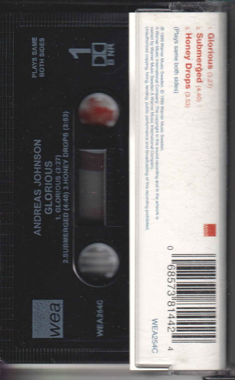 Andreas Johnson - Glorious - Cassette