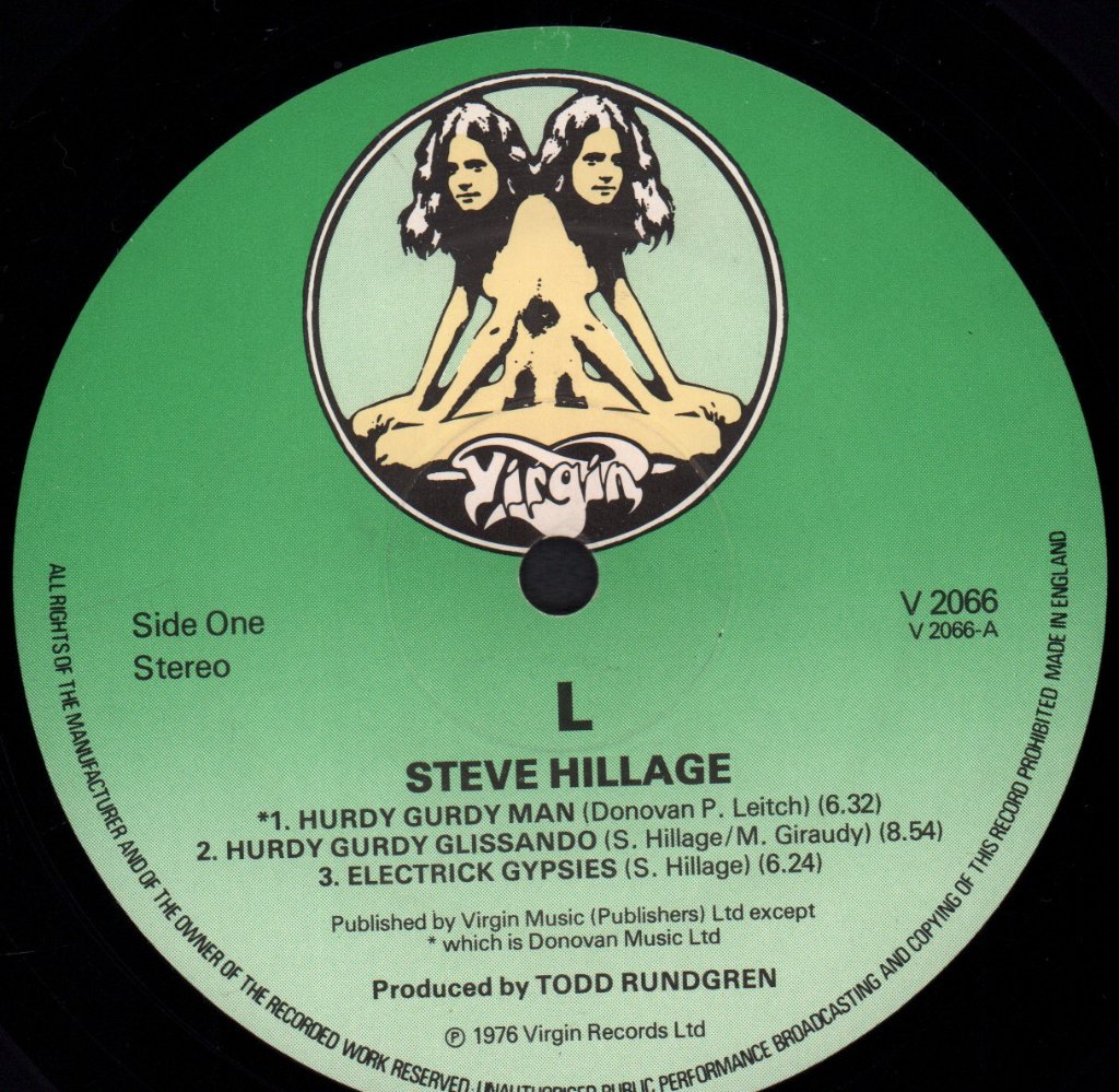 Steve Hillage - L - Lp