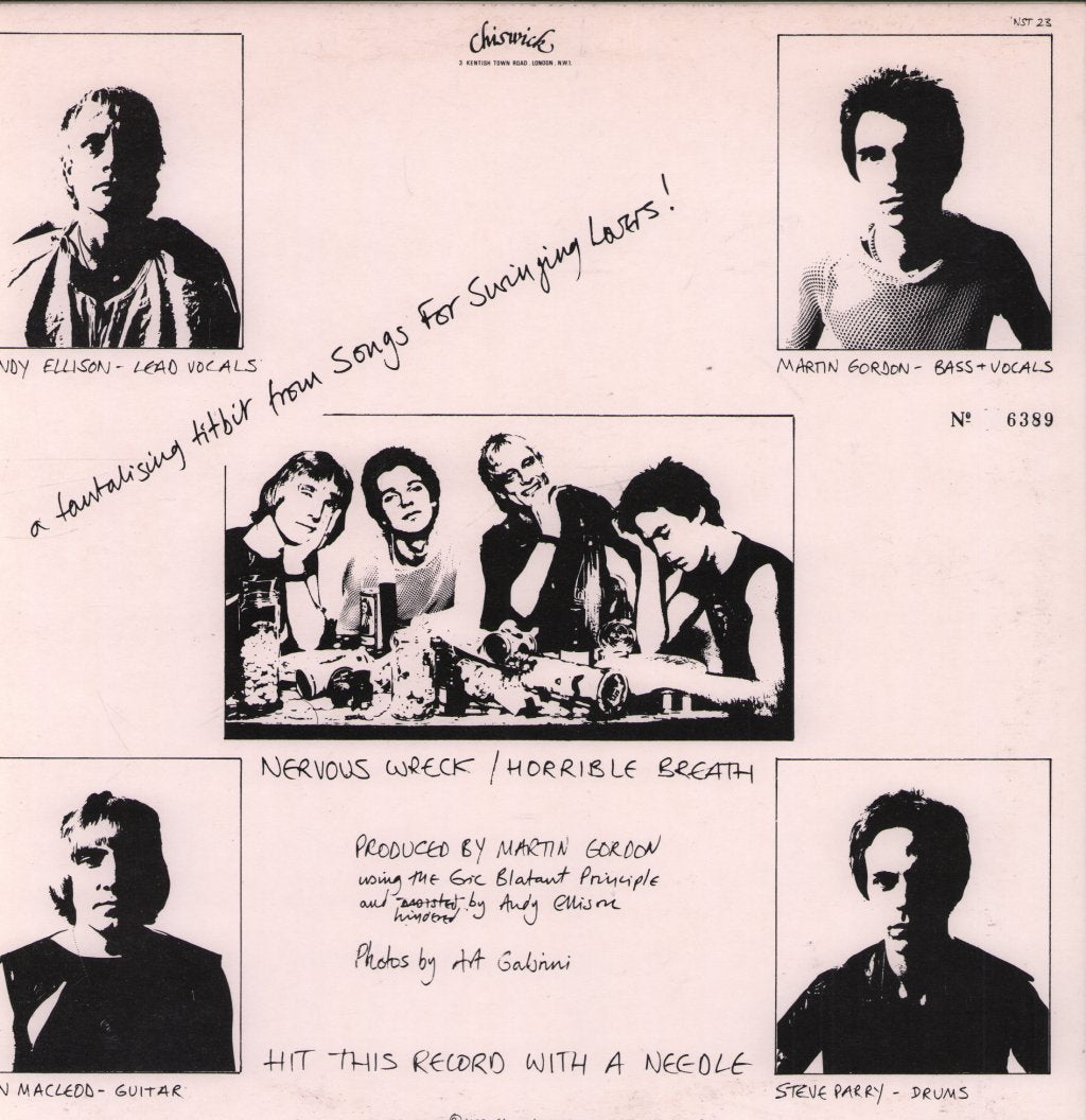 Radio Stars - Nervous Wreck - 12 Inch