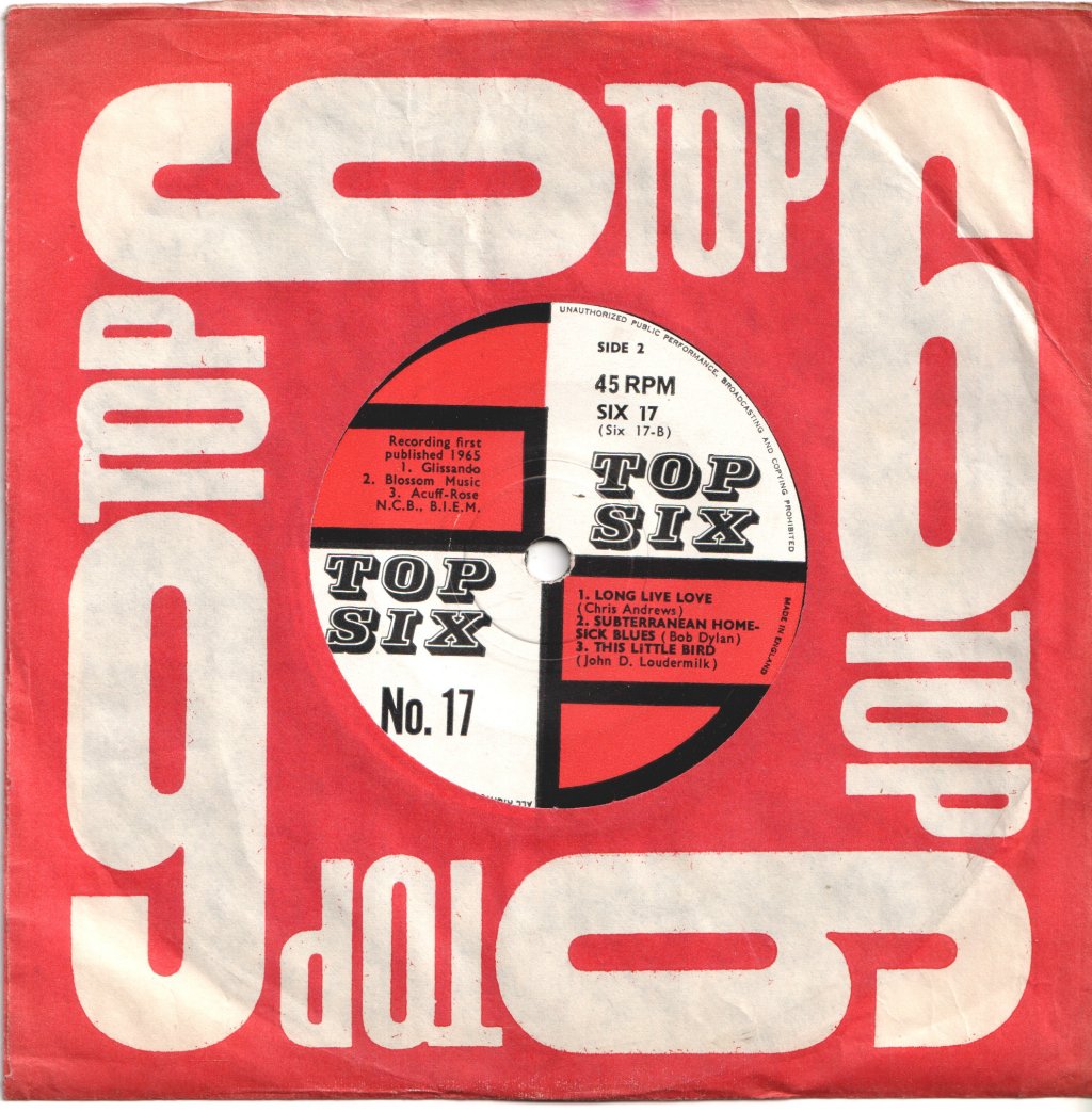 Unknown Artist - Top Six No. 17 - 7 Inch