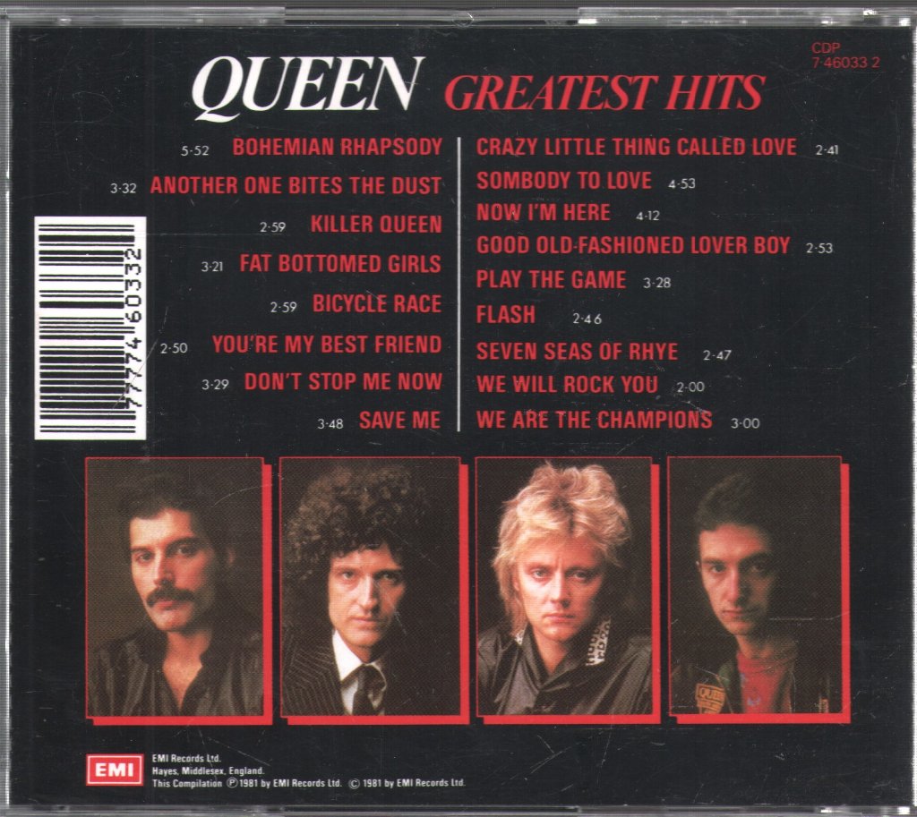 Queen - Greatest Hits - Cd