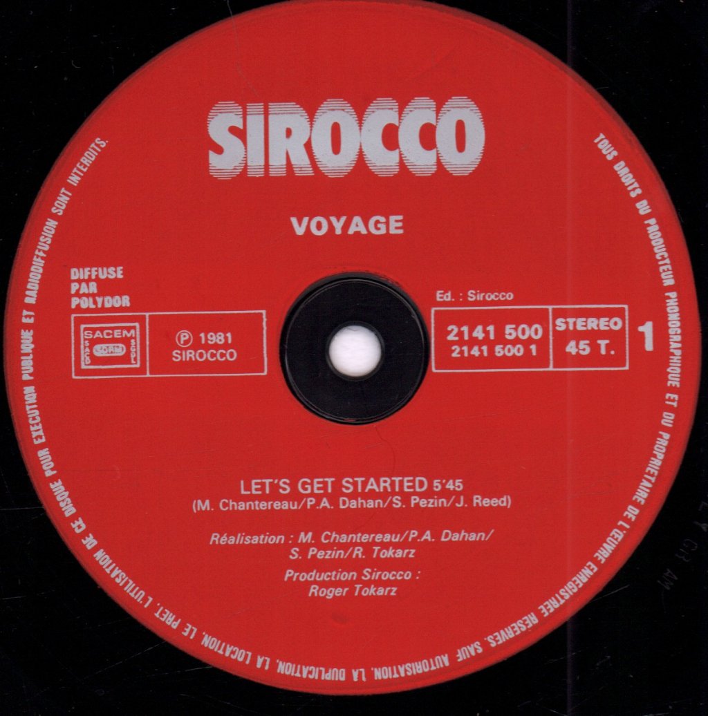 Voyage (70'S Group) - Let's Get Started - 12 Inch