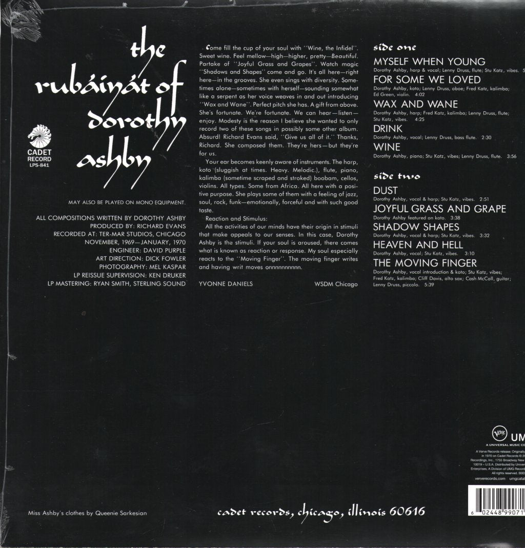 Dorothy Ashby - Rubaiyat of Dorothy Ashby - Lp