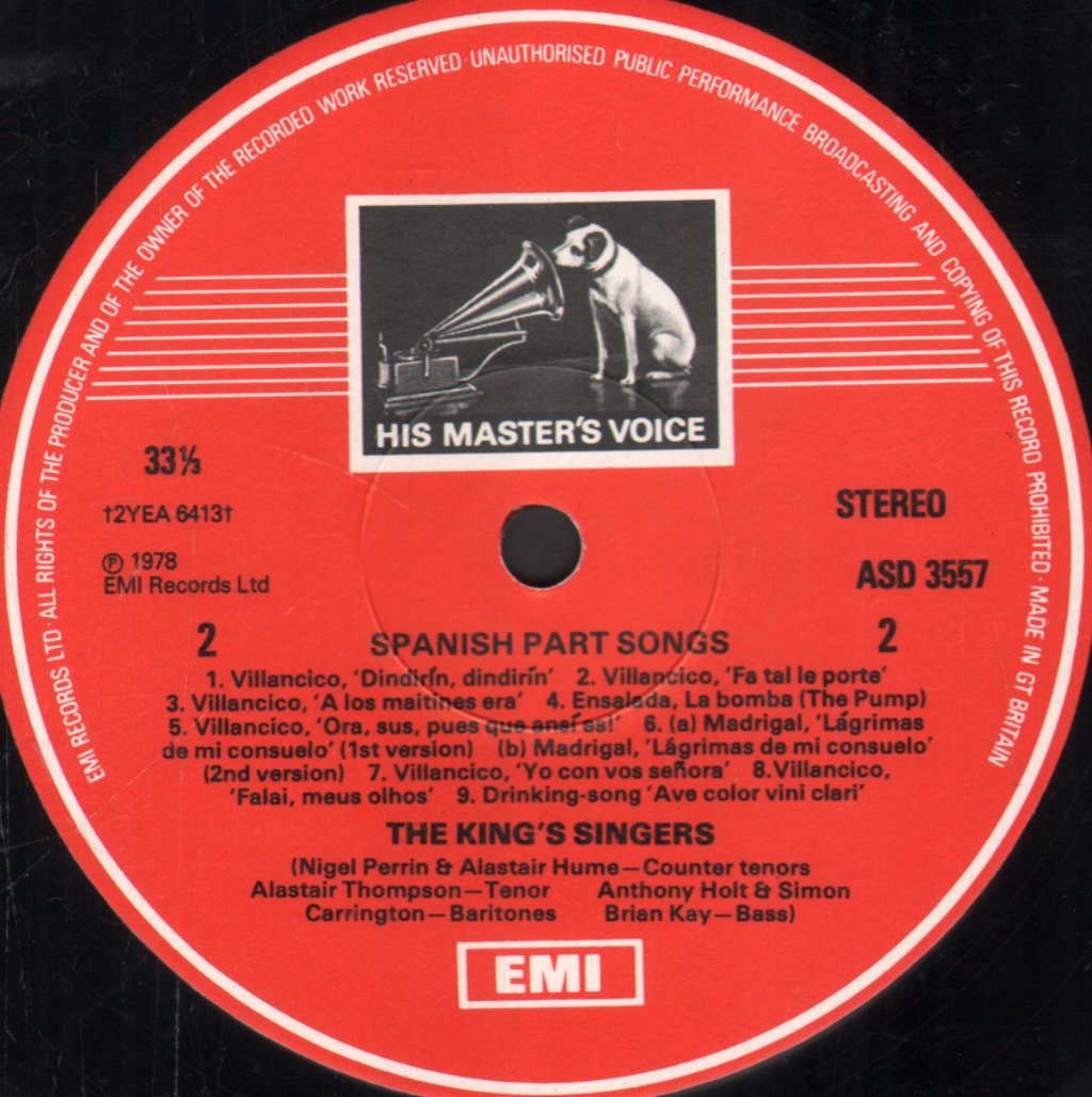 Kings Singers - Continental Collection - Lp