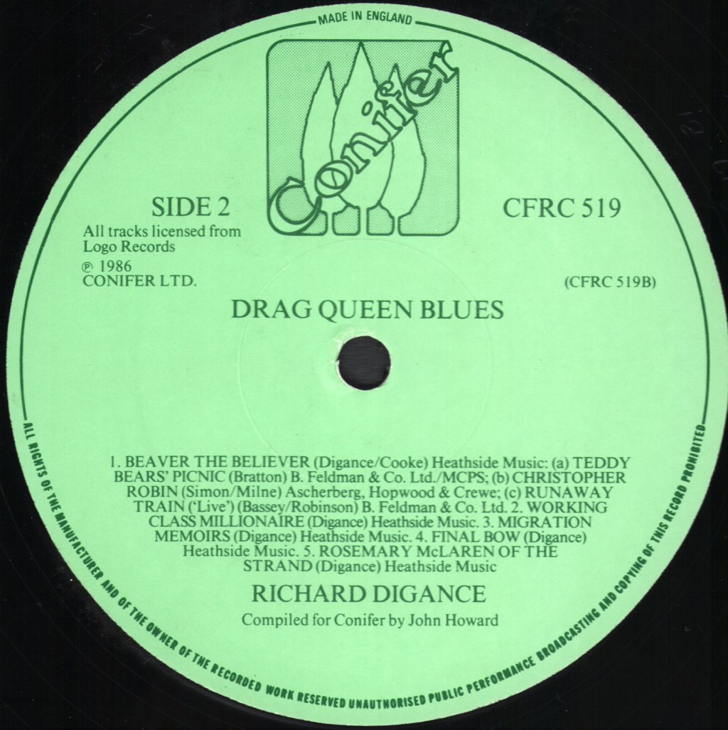 Richard Digance - Drag Queen Blues - Lp