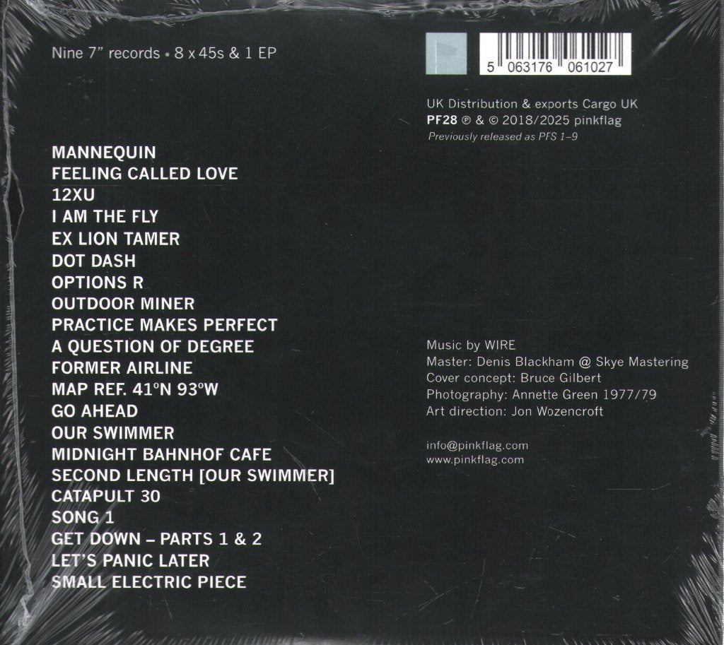 Wire - Nine Sevens (Recorded 1977-80) - Cd