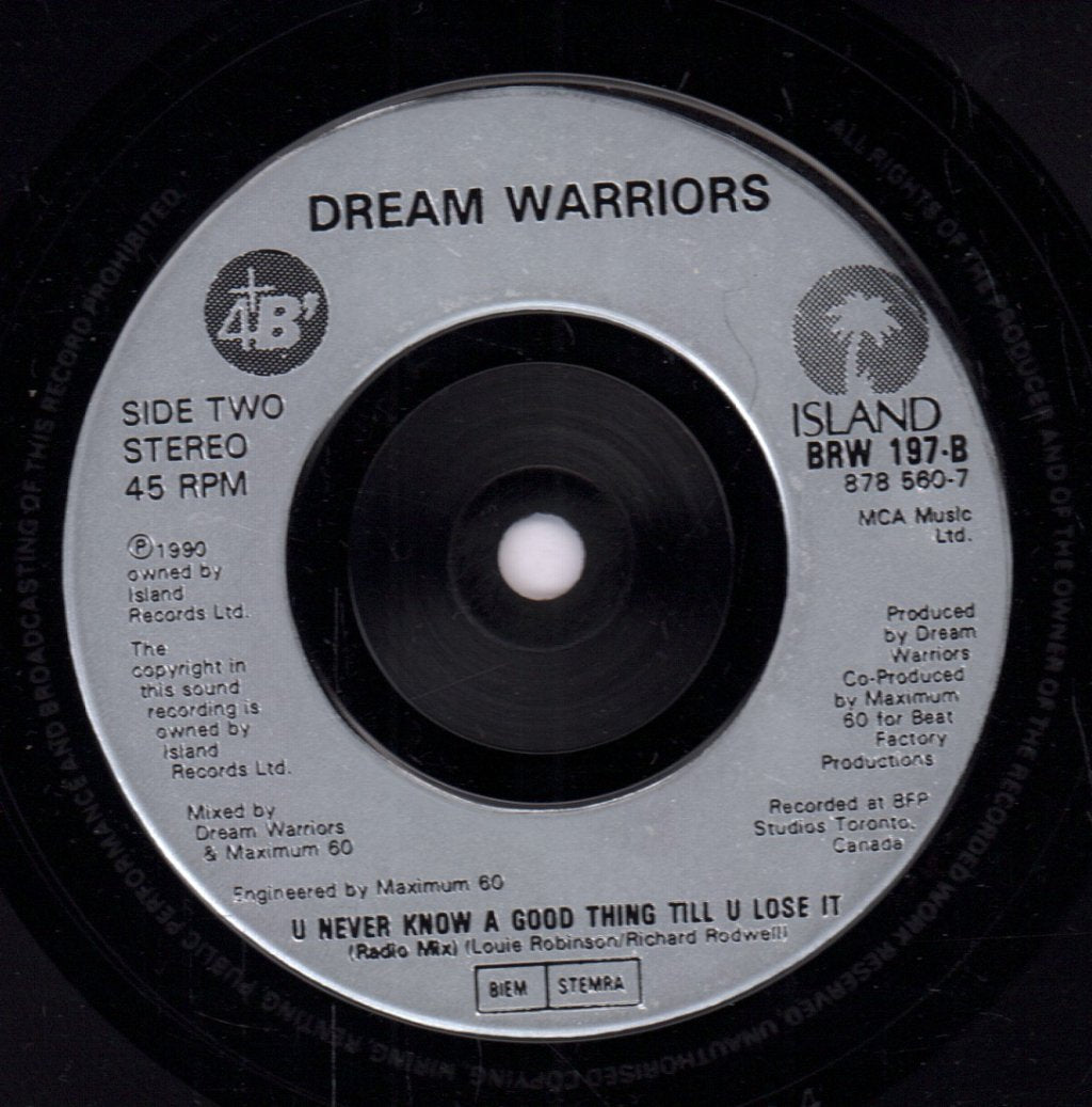 Dream Warriors - My Definition Of A Boombastic Jazz Style - 7 Inch