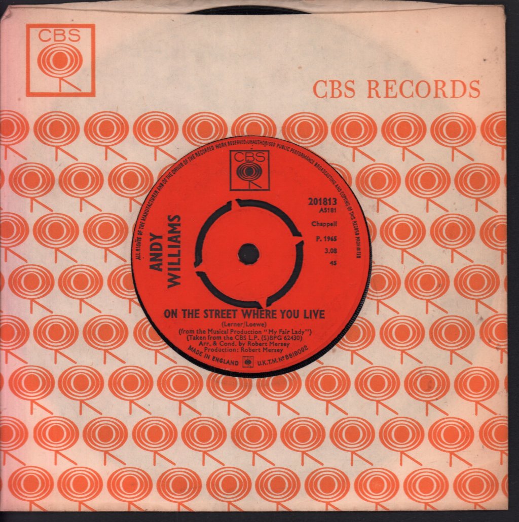 Andy Williams - Almost There - 7 Inch