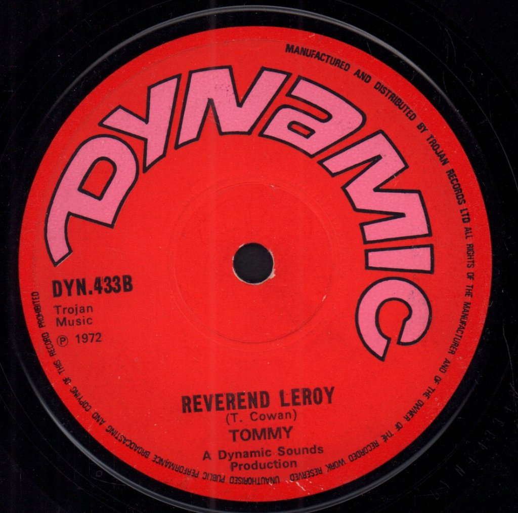 Tommy (Reggae) - Geraldine - 7 Inch