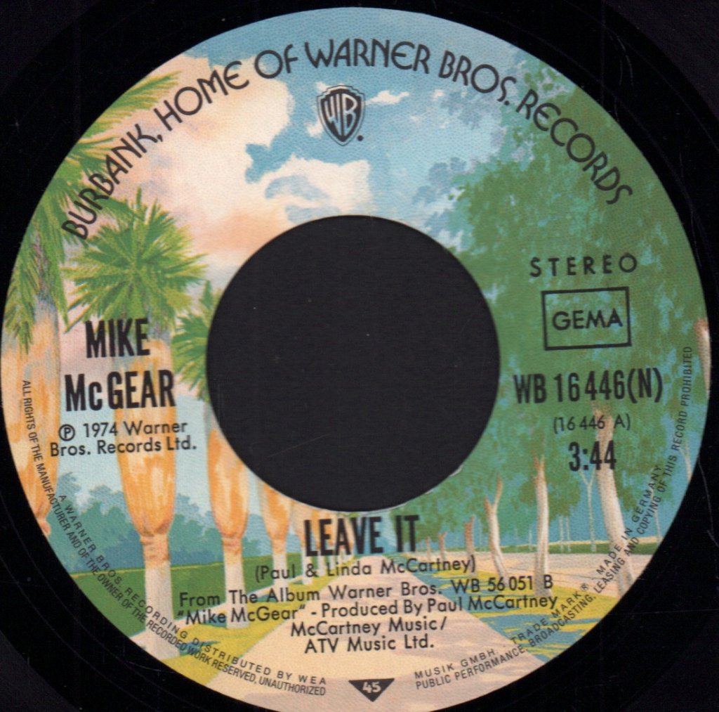 Mike McGear - Leave It - 7 Inch