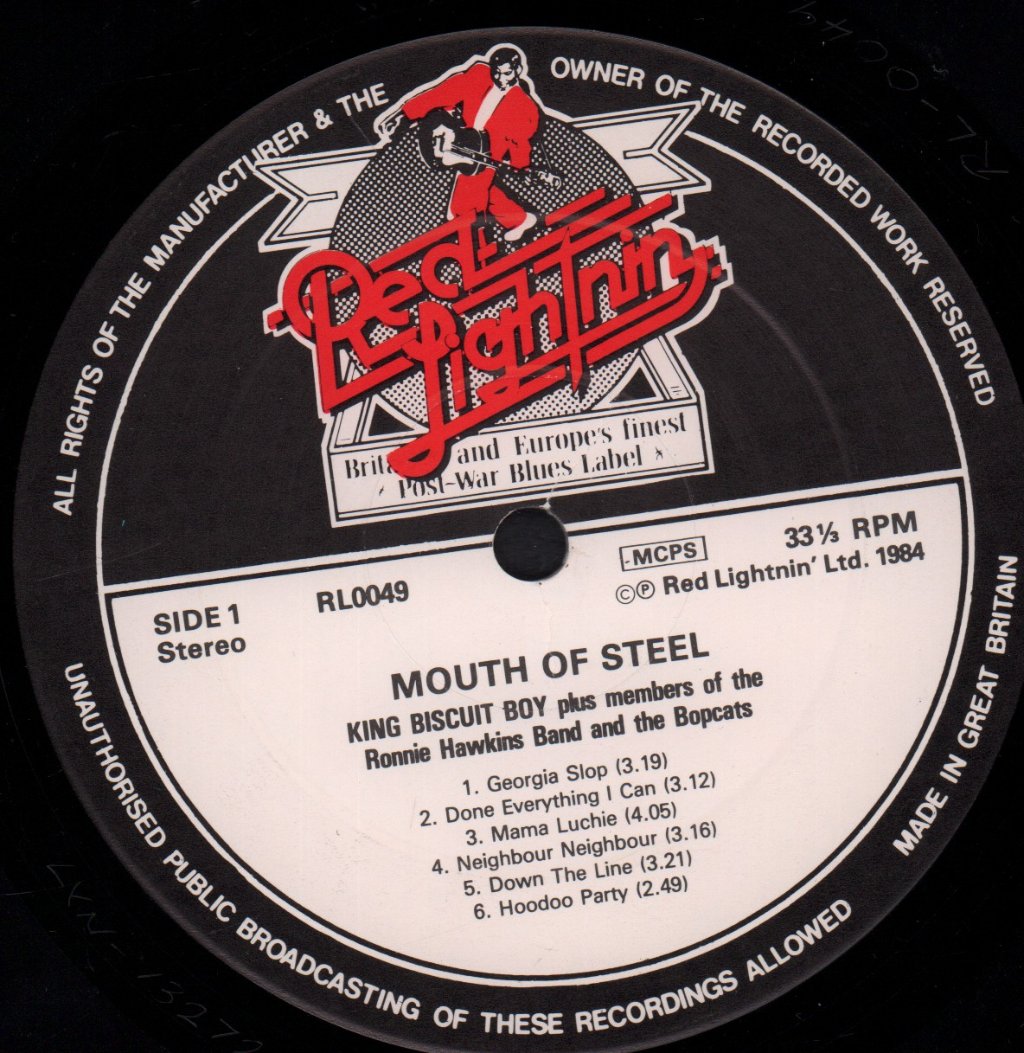 King Biscuit Boy - Mouth Of Steel - Lp