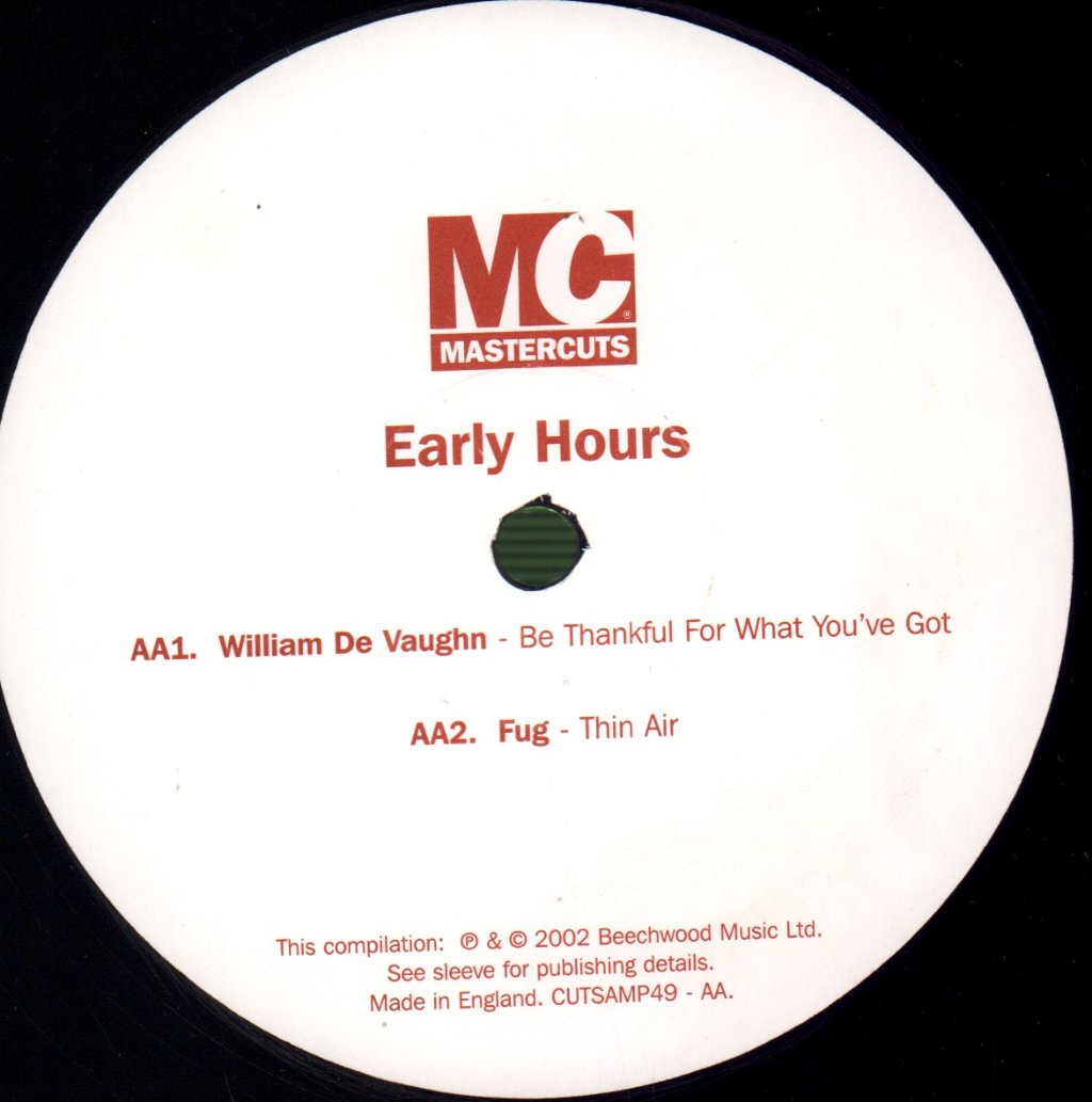 Various Artists - MC Early Hours - 12 Inch