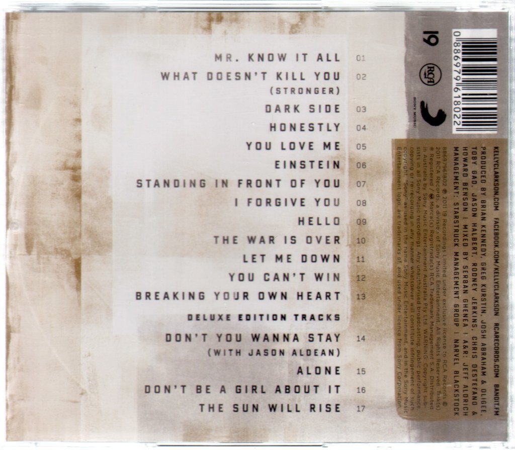 Kelly Clarkson - Stronger - Cd