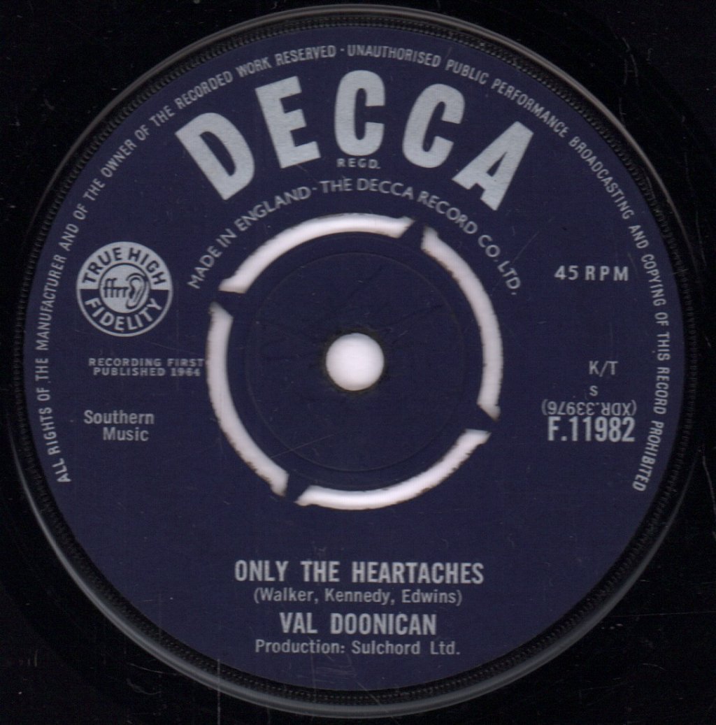 Val Doonican - Walk Tall - 7 Inch