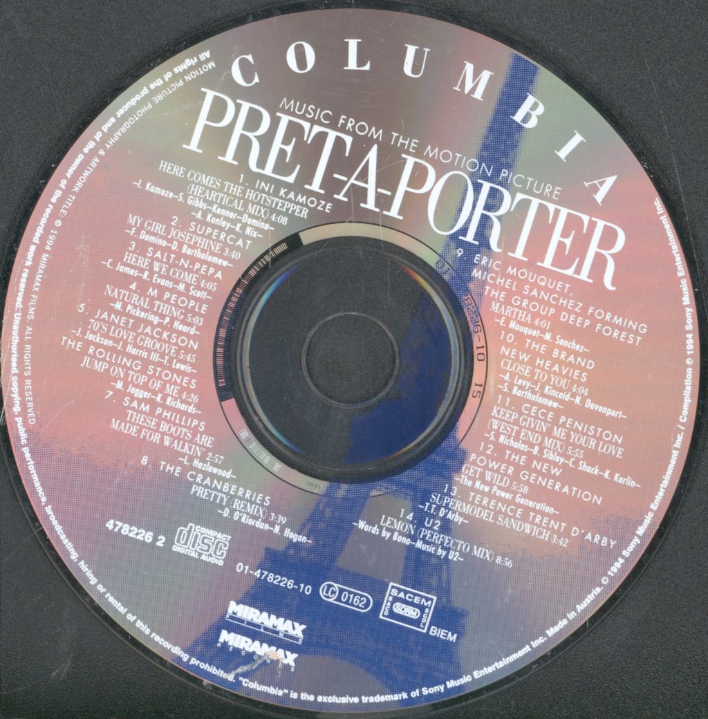 Pret A Porter - Music From The Motion Picture - Cd