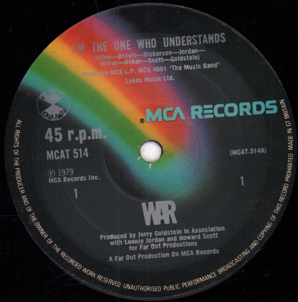 War - I'm The One Who Understands - 12 Inch