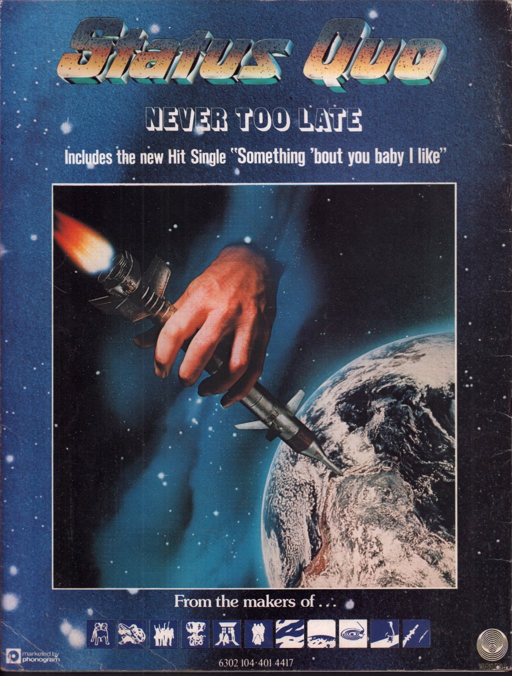 Status Quo - Never Too Late - Tour Programme