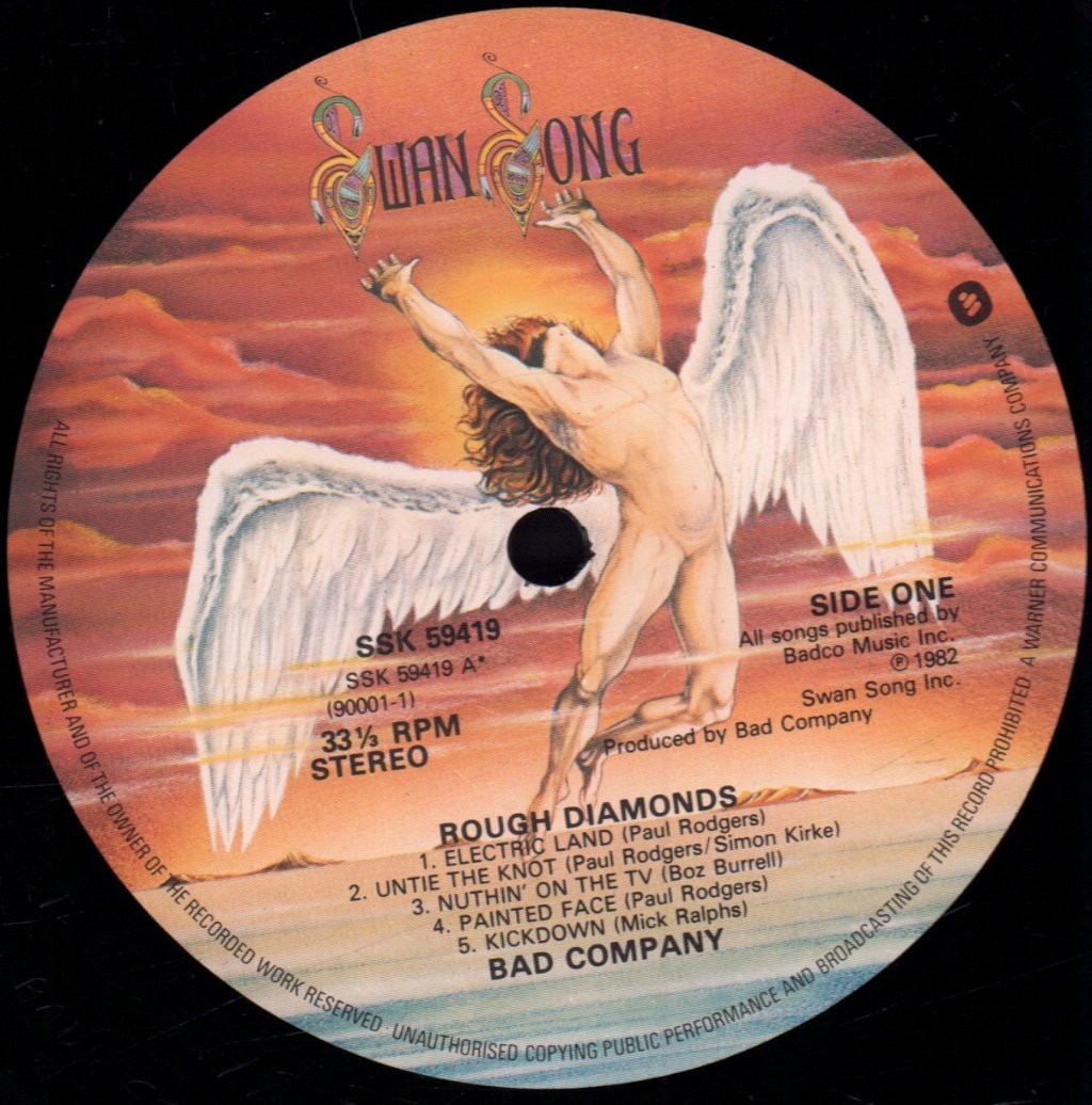 Bad Company (Rock Group) - Rough Diamonds - Lp