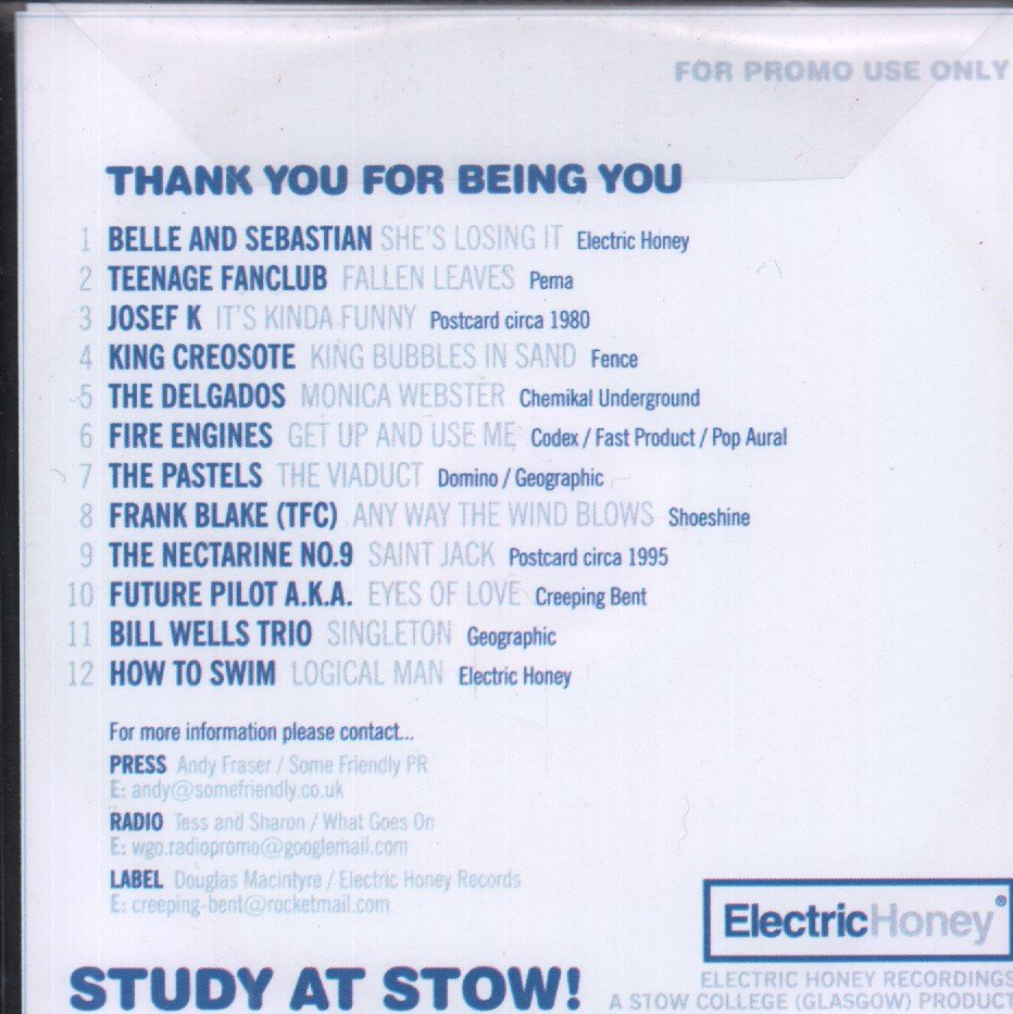 Various Artists - Thank You For Being You - Cdr