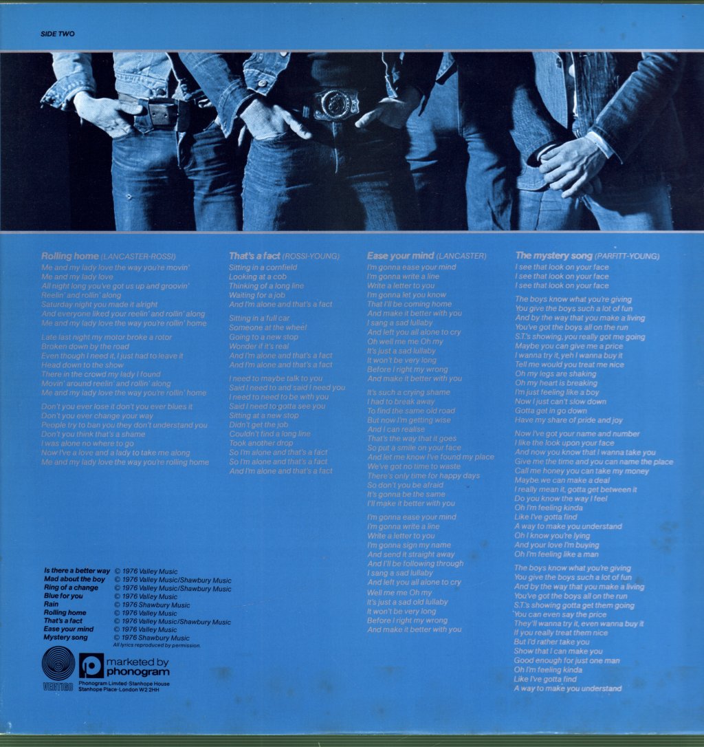 Status Quo - Blue For You - Lp