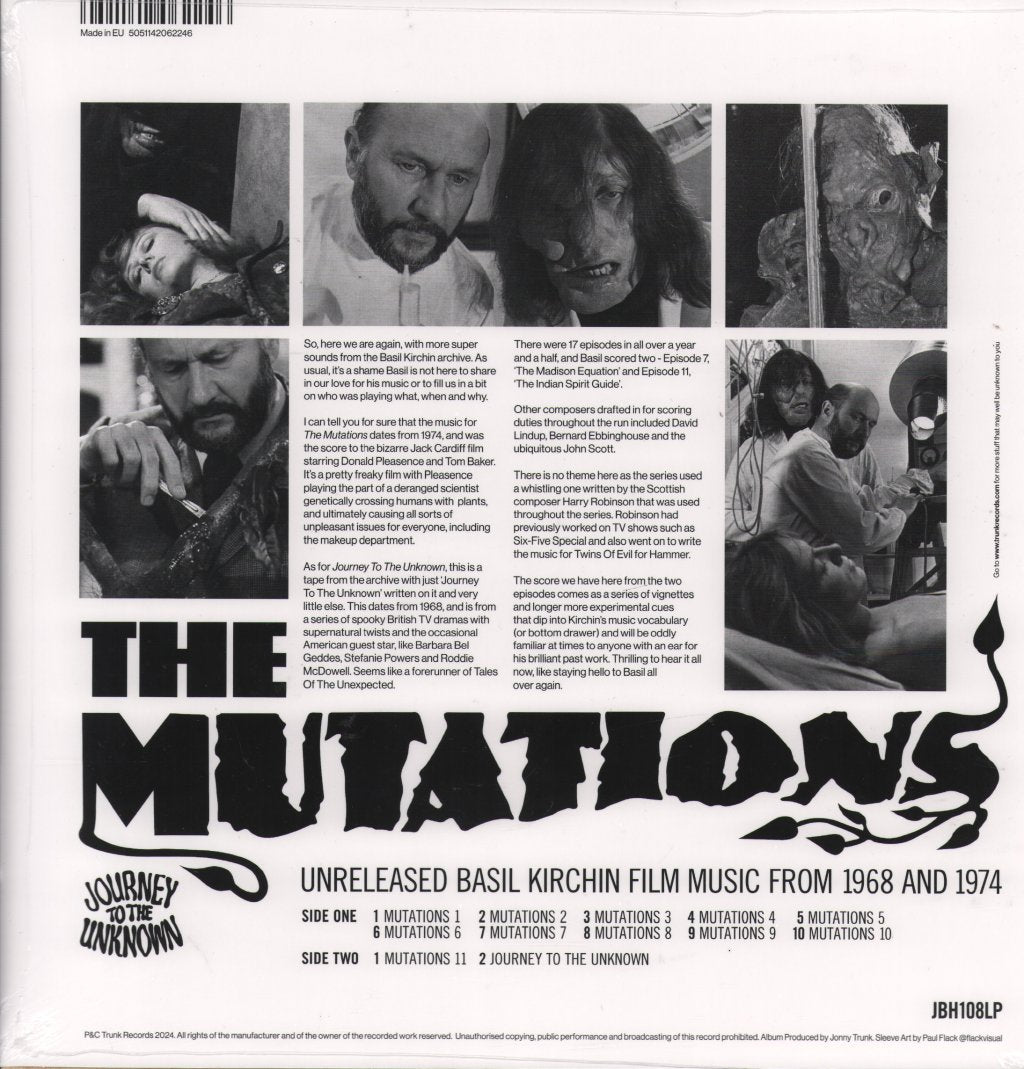 Basil Kirchin - Mutations (Unreleased Basil Kirchin Film Music From 1968 And 1974) - Lp