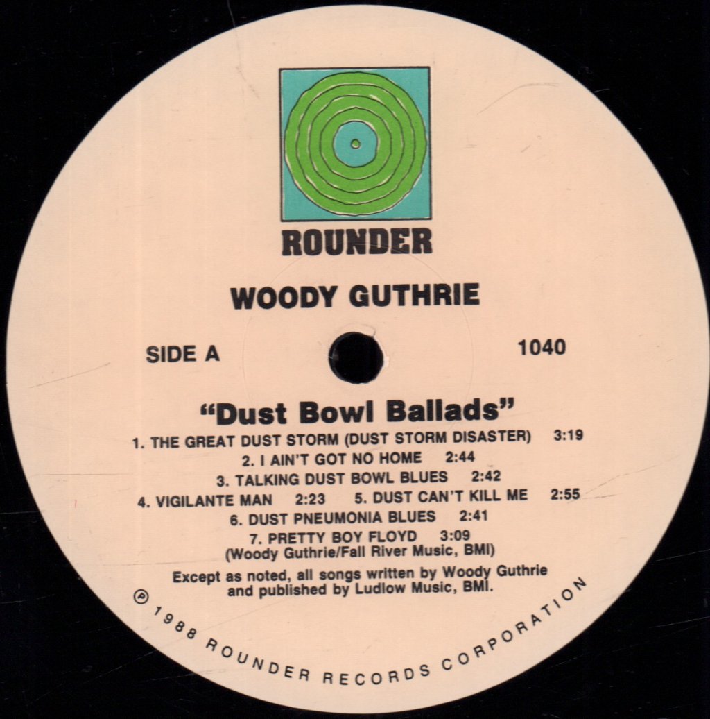 Woody Guthrie - Dust Bowl Ballads - Lp
