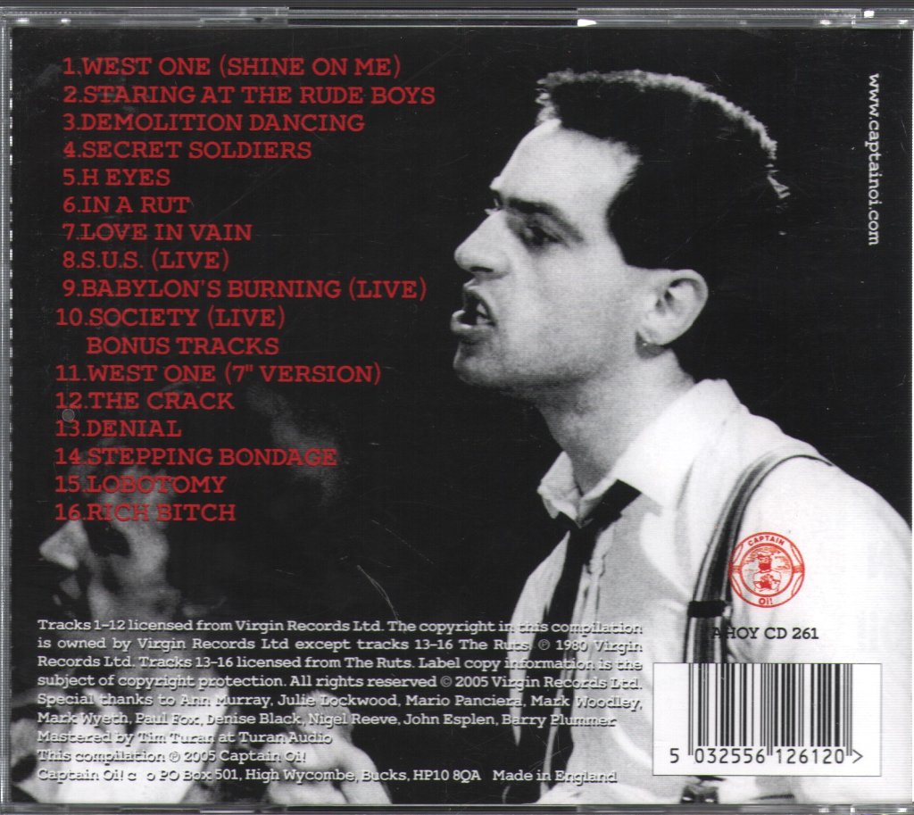 Ruts - Grin And Bear It - Cd