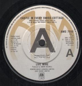 Live Wire - Castle In Every Swiss Cottage - 7 Inch