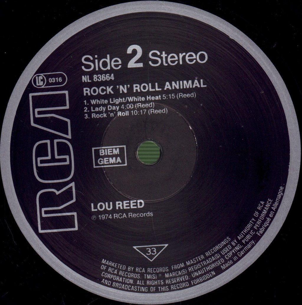 Lou Reed - Rock N Roll Animal - Lp