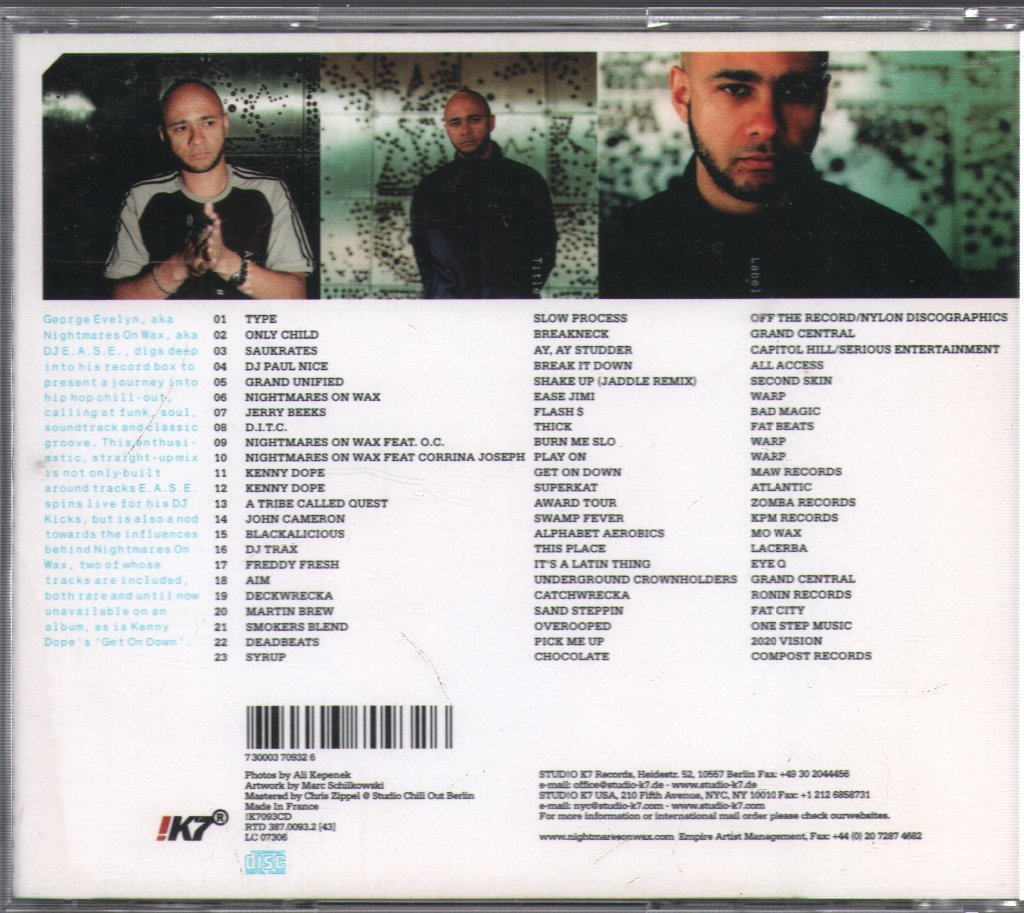 Nightmares On Wax - DJ-Kicks - Cd