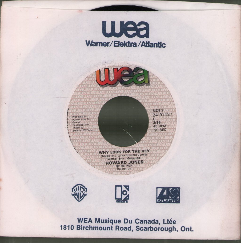 Howard Jones - Things Can Only Get Better - 7 Inch