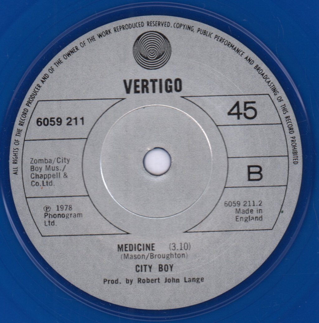 City Boy - What A Night - 7 Inch