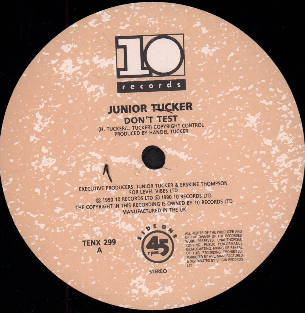 Junior Tucker - Don't Test - 12 Inch