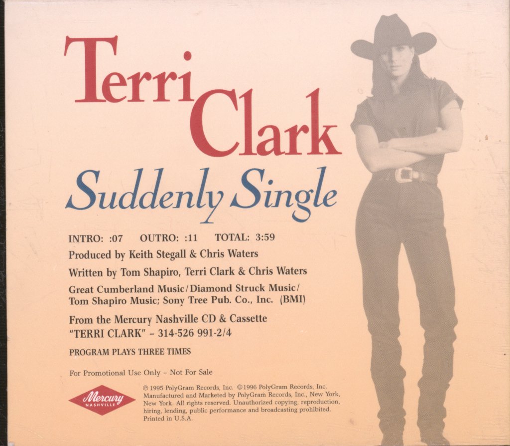 Terri Clark - Suddenly Single - Cd