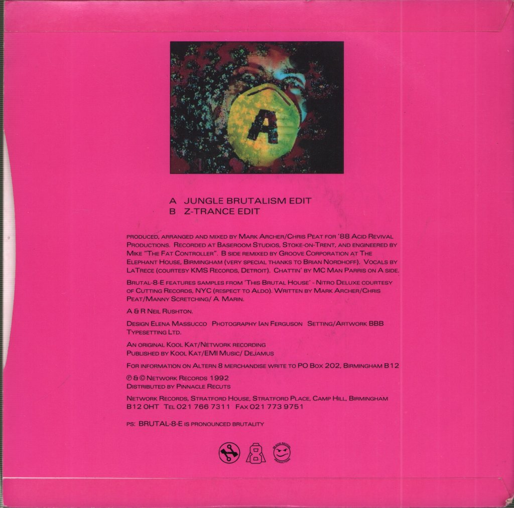 Altern 8 - Brutal-8-E - 7 Inch