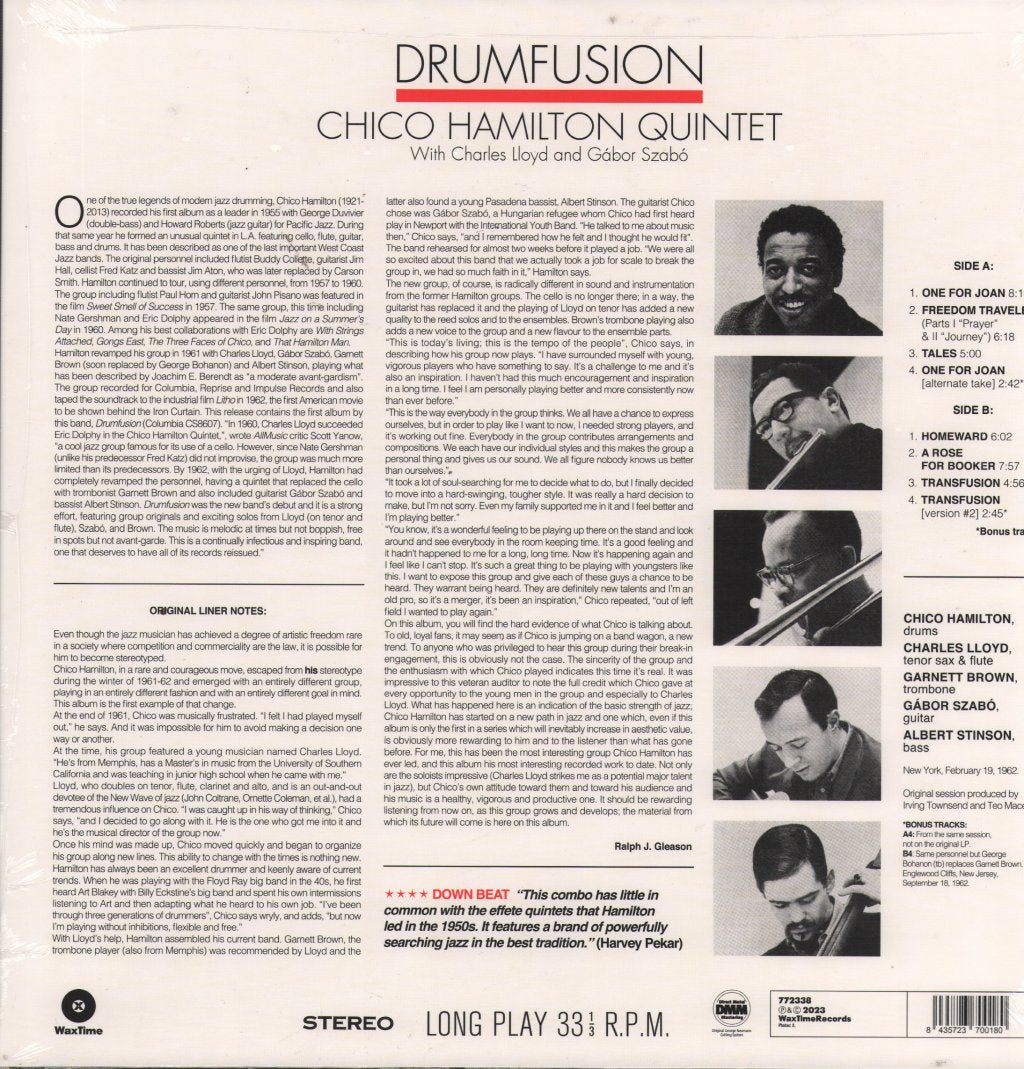 Chico Hamilton Quintet - Drumfusion - Lp