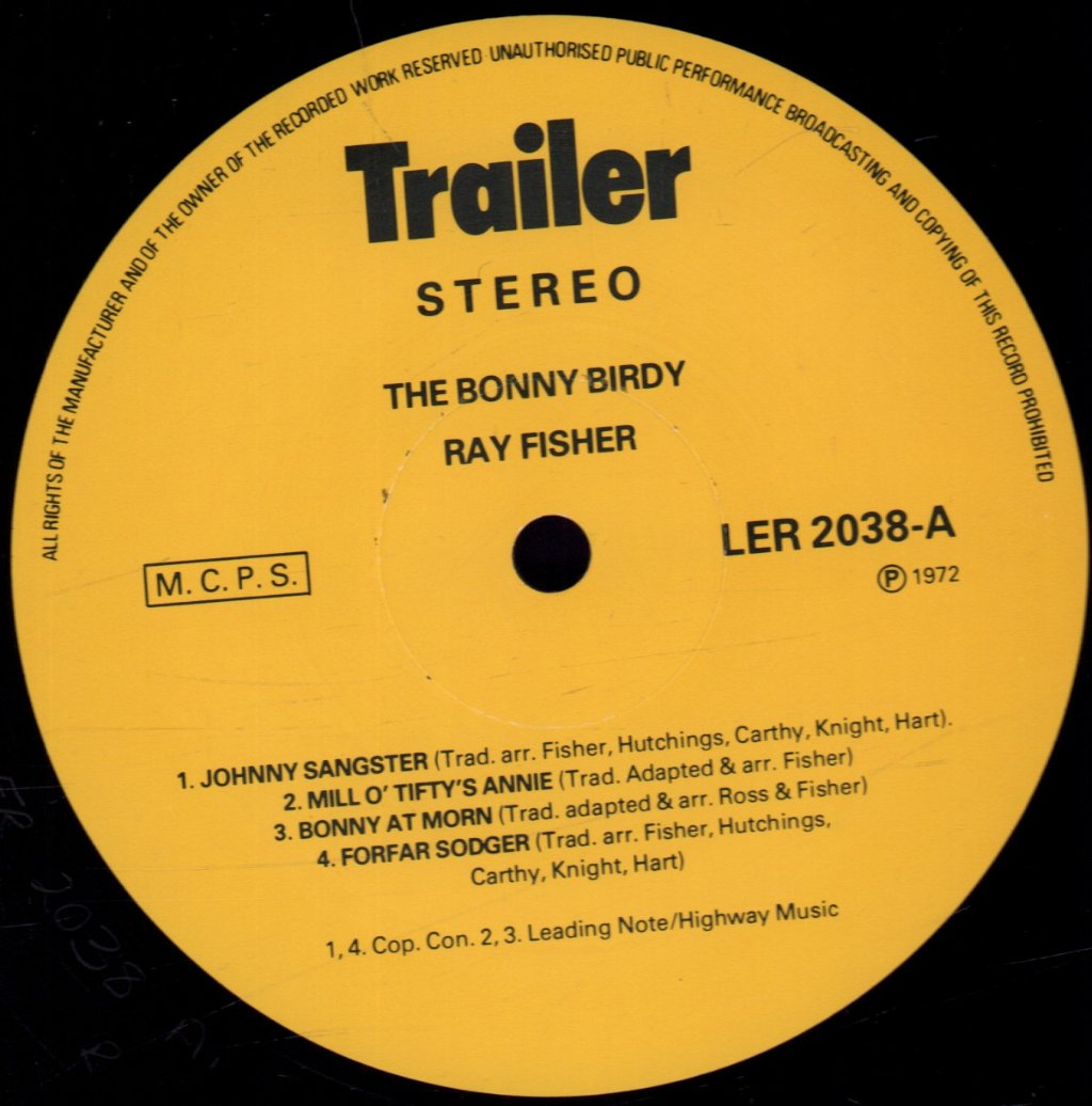 Ray Fisher - Bonny Birdy - Lp