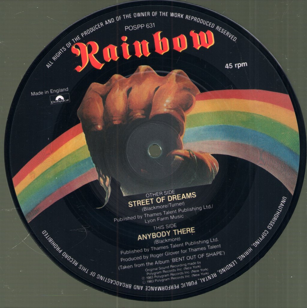 Rainbow - Street Of Dreams - 7 Inch