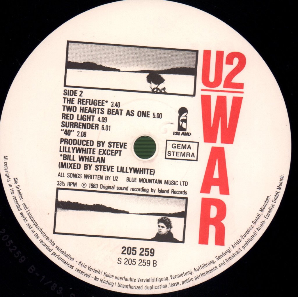 U2 - War - Lp