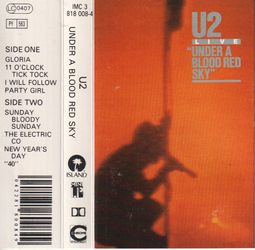 U2 - Live Under A Blood Red Sky - Cassette