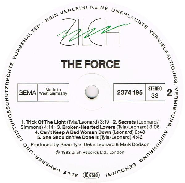 force (blues rock/power pop) - Force - Lp