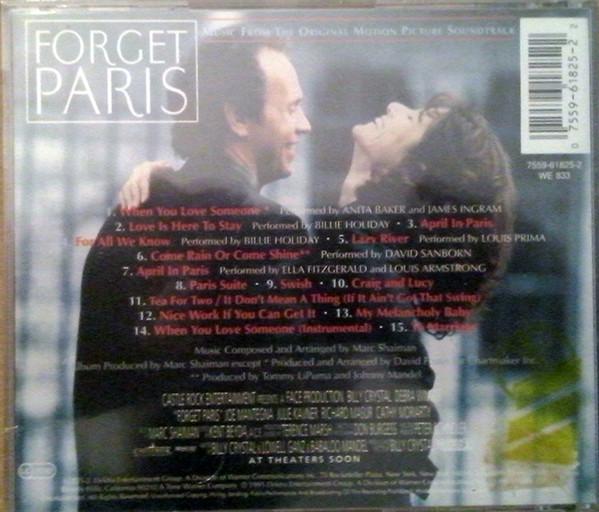Marc Shaiman - Forget Paris - Music From The Motion Picture Soundtrack - Cd